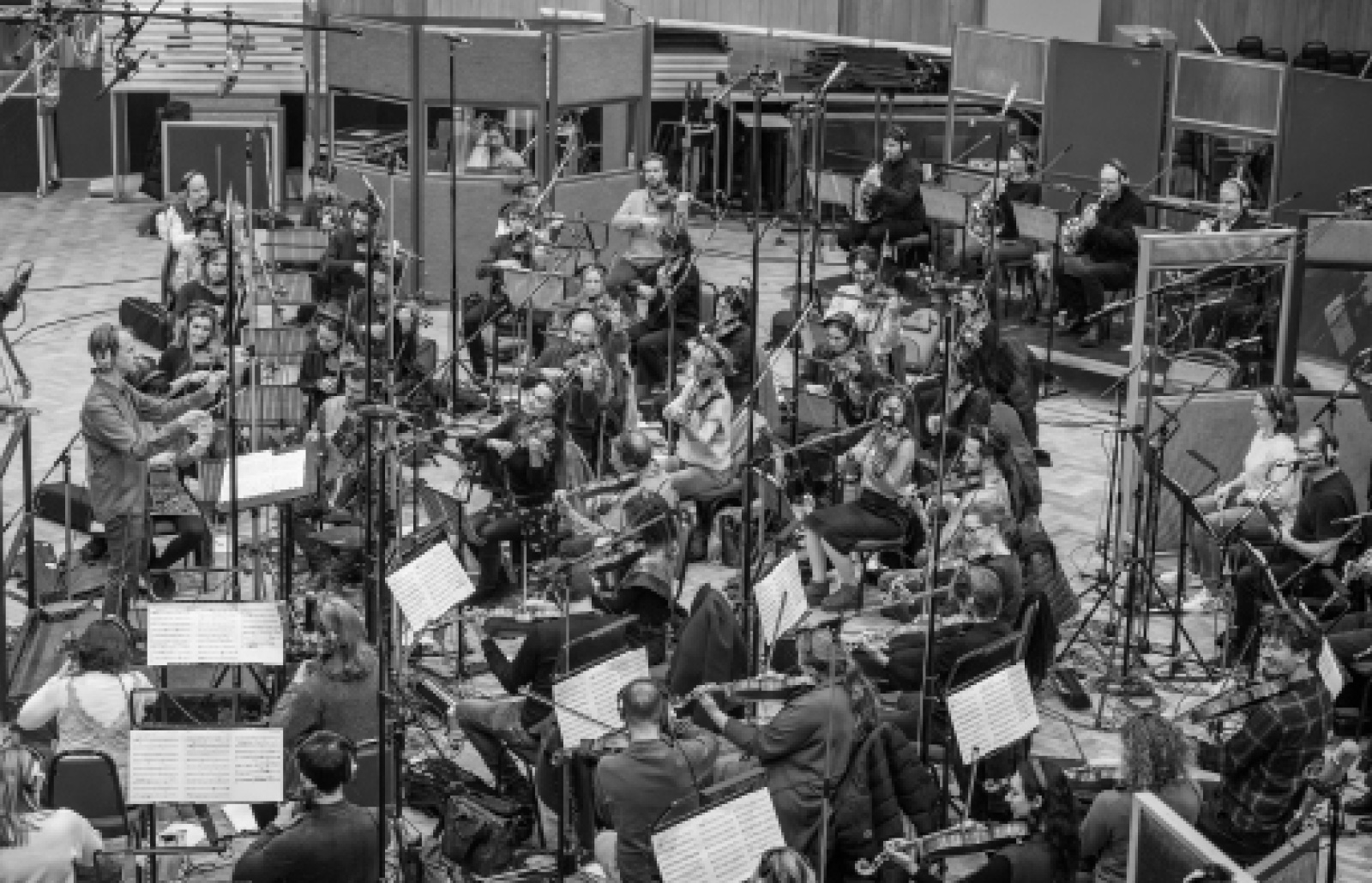 Dream Town Orchestra recording session in Studio One at Abbey Road Studios